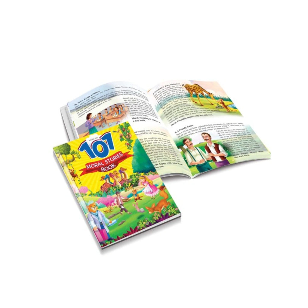 Kids’ moral storybook with simple lessons and pictures.