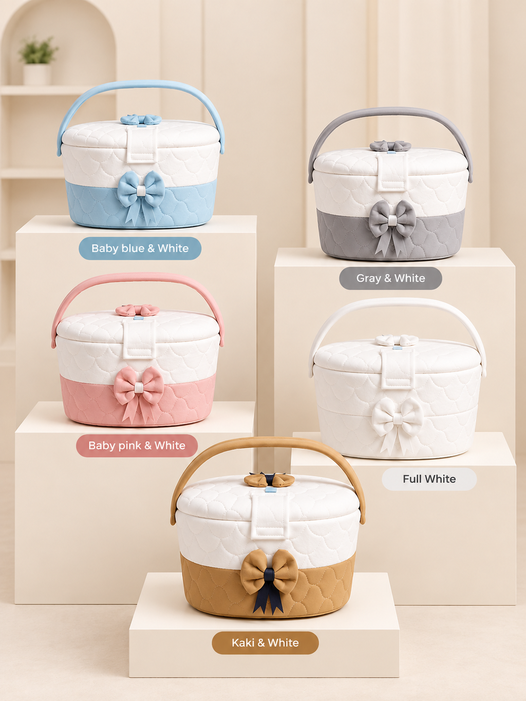 Mogo Cozy Mother Basket Ovel Shape For Storage
