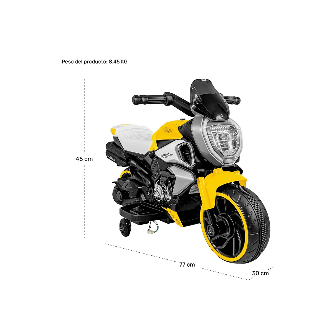 Baan Toys Ride-ons Baan Toys Electric Motor Bike For Kids (3-8 Years+)