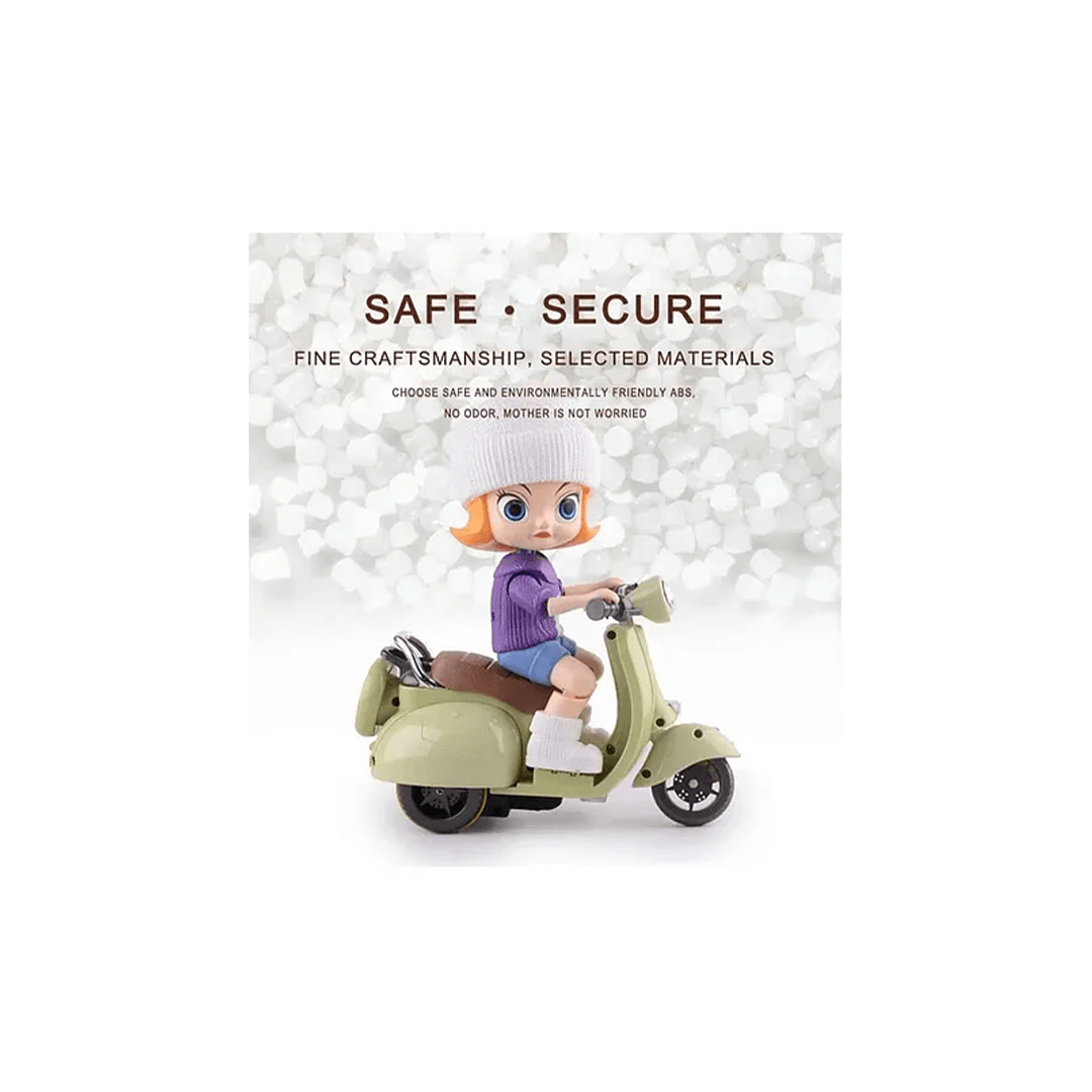 Baan Toys Toys Baan Toys Motor Tide Flow Car Kids Motor Scooter Musical Vehicle (3 Years+)