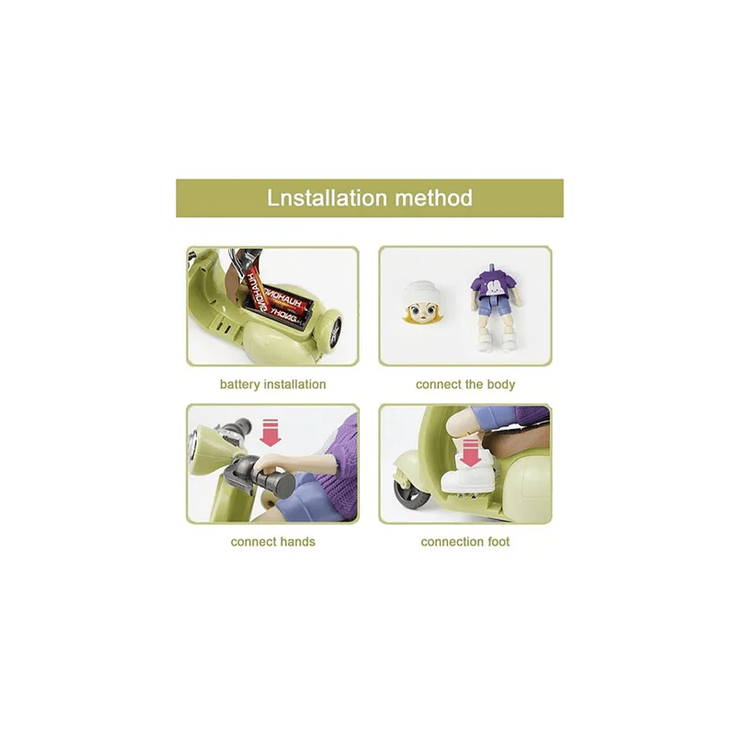 Baan Toys Toys Baan Toys Motor Tide Flow Car Kids Motor Scooter Musical Vehicle (3 Years+)