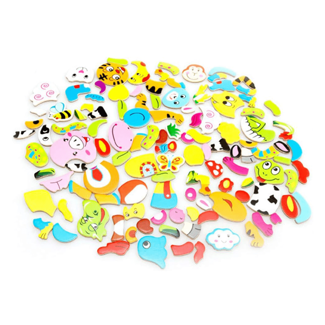 Baan Toys Toys Baan Toys Multi-Functional Magnetic Puzzle Boards (Animal Magnetic Puzzle Board) (3 Years+)
