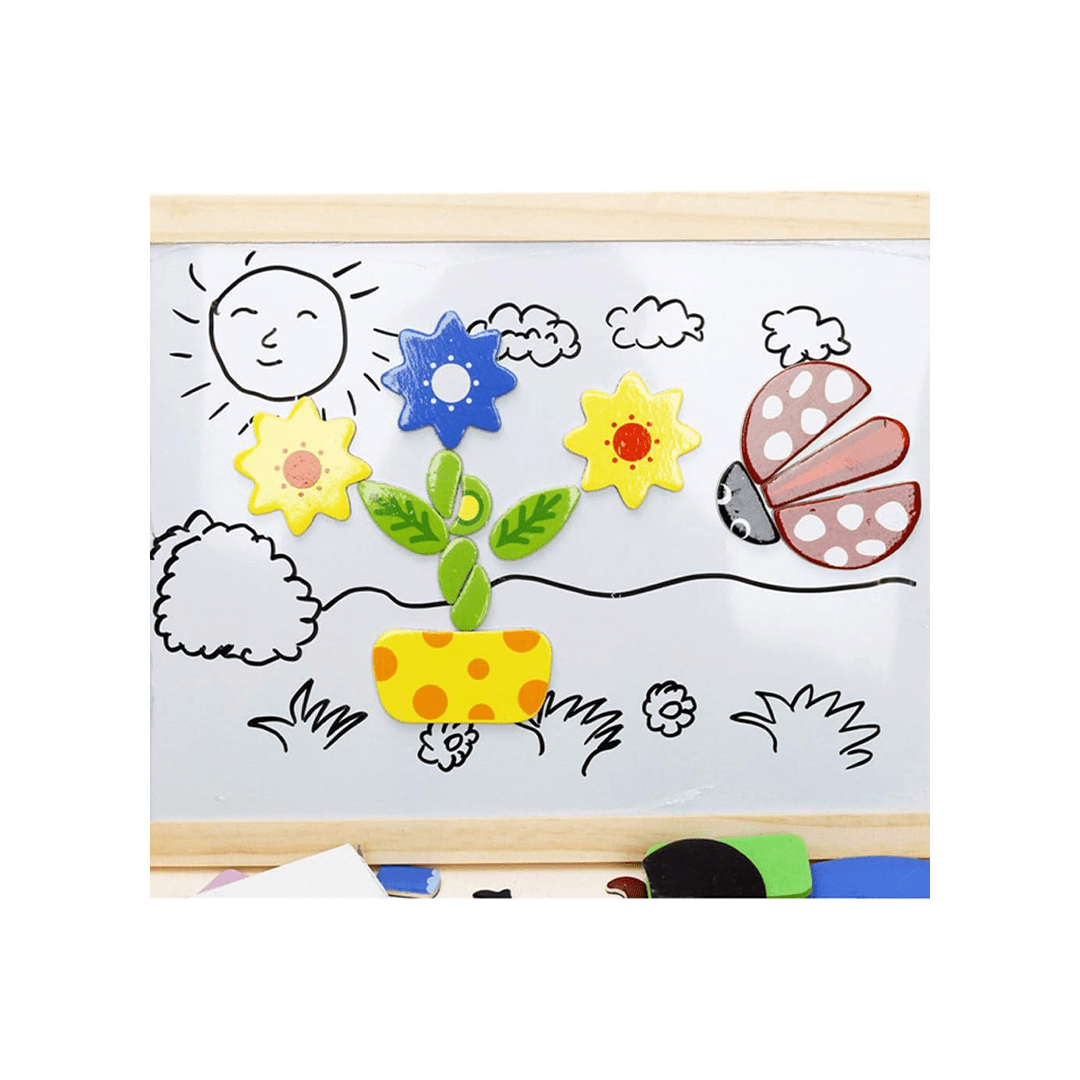 Baan Toys Toys Baan Toys Multi-Functional Magnetic Puzzle Boards (Animal Magnetic Puzzle Board) (3 Years+)