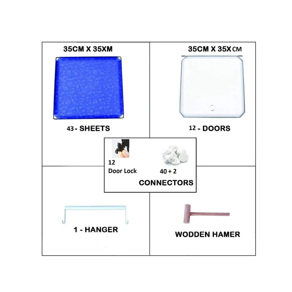12-Door Clothes Organizer Cabinet