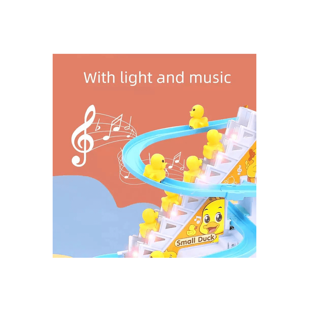 Baan Toys Toys Baan Toys Musical Duck Track Slide and Climb Stairs Toys with 3 Duck - COLOUR MAY VARY (2 Years+)