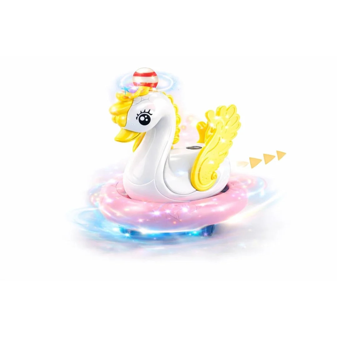 Colorful musical animal toy with moving ball 