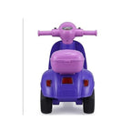 Musical Vespa ride-on scooter toddlers lights storage