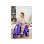 Musical Vespa ride-on scooter toddlers lights storage