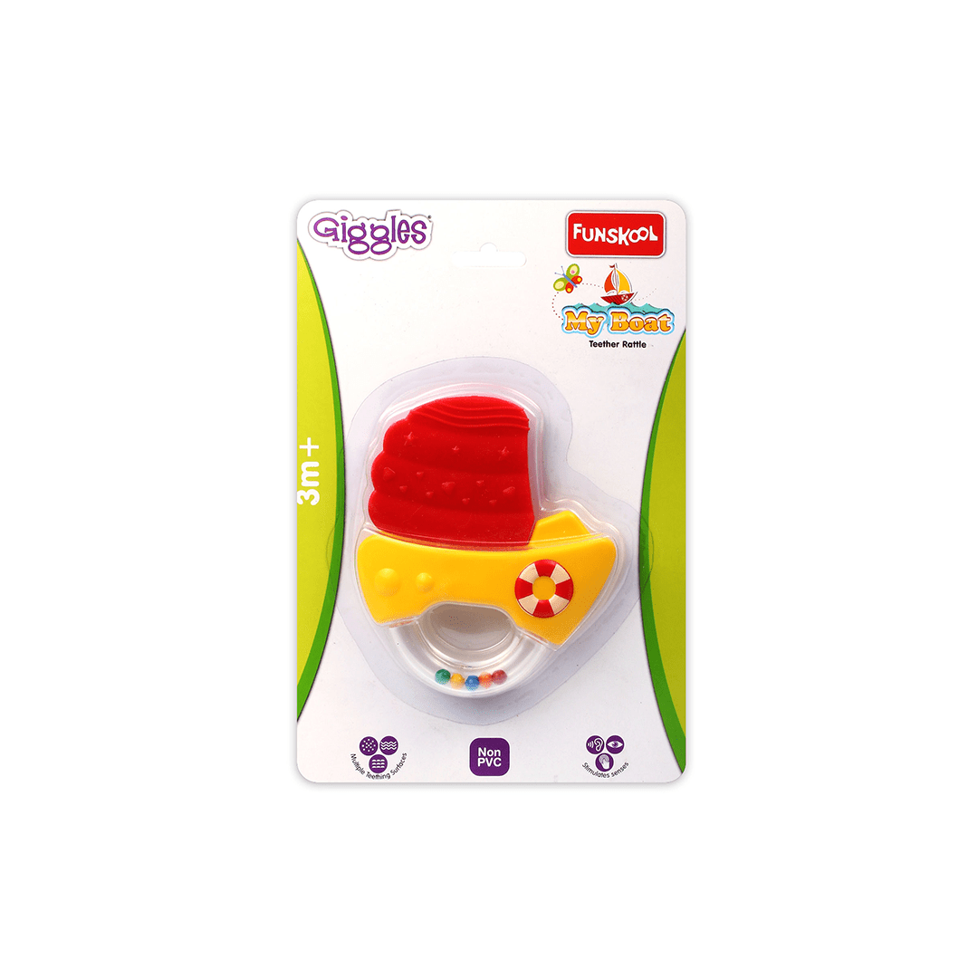 Funskool Toys Funskool My Boat Teether Rattle (3 Months+)