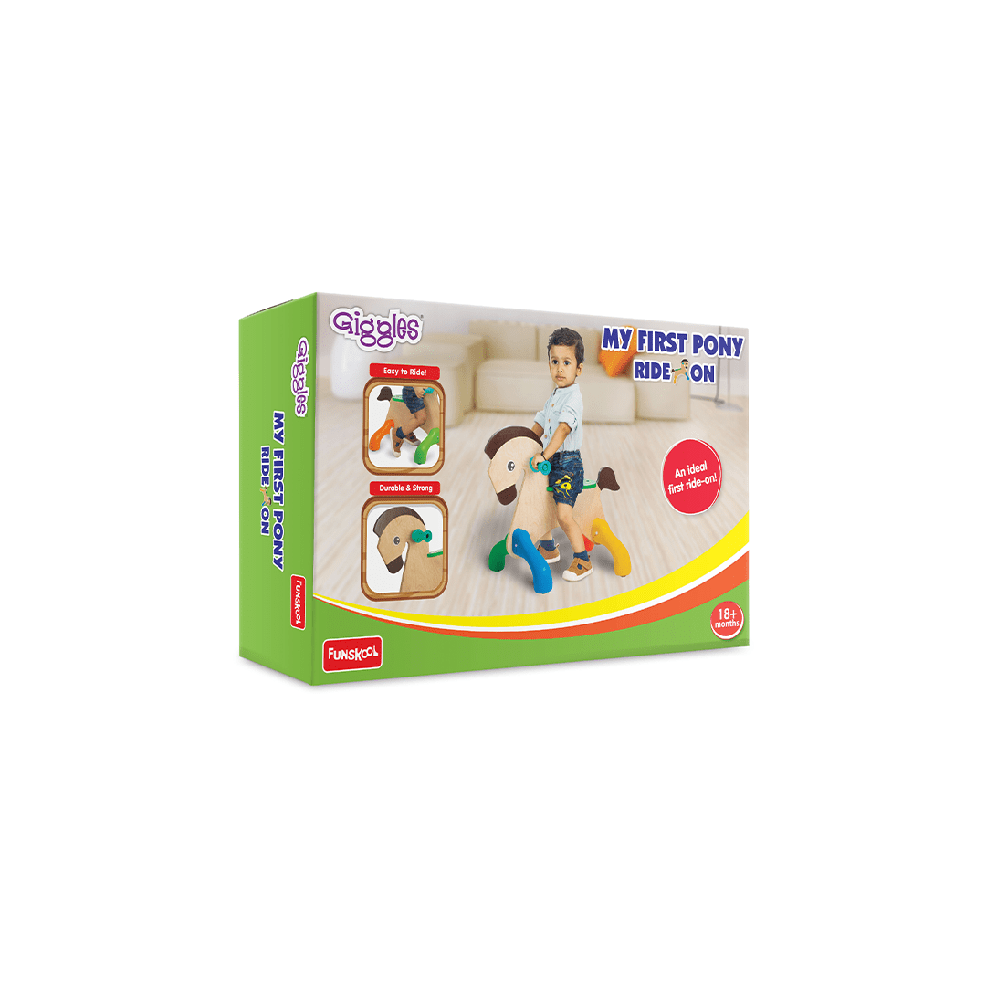 Funskool Toys Funskool Giggles - My First Pony, Ride On Toy (18 Months+)