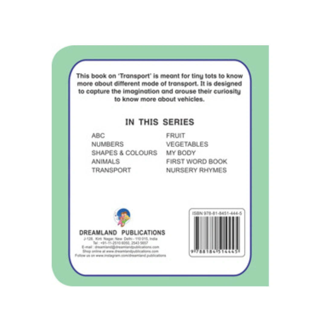 Soft Cover Vehicles Book