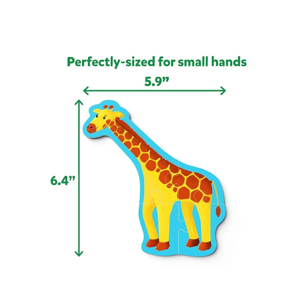 6 Educational Beginner Jigsaw Puzzles with 21 Pieces