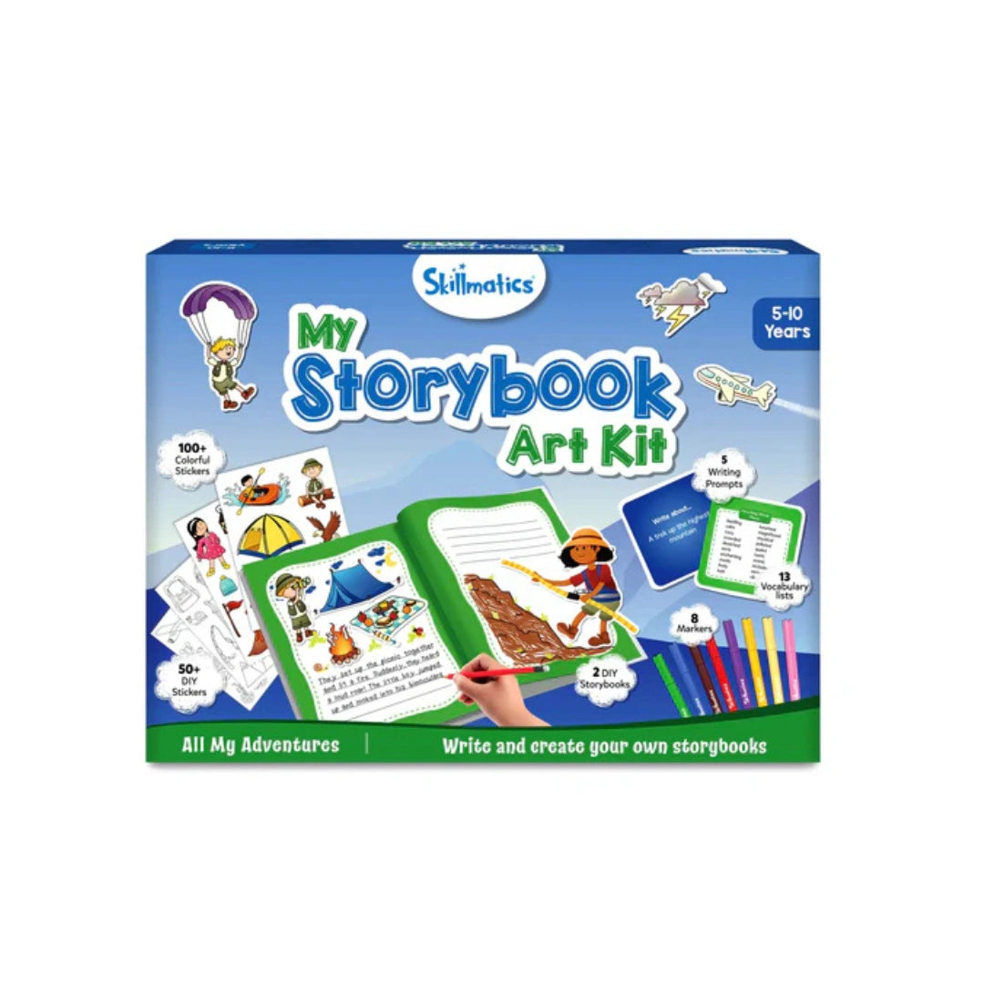 My Storybook Art Kit ,All My Adventures ,DIY Writing & Craft Kit with Storybooks,Stickers & Markers ( 5+years)