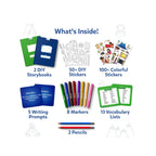 My Storybook Art Kit ,All My Adventures ,DIY Writing & Craft Kit with Storybooks,Stickers & Markers ( 5+years)