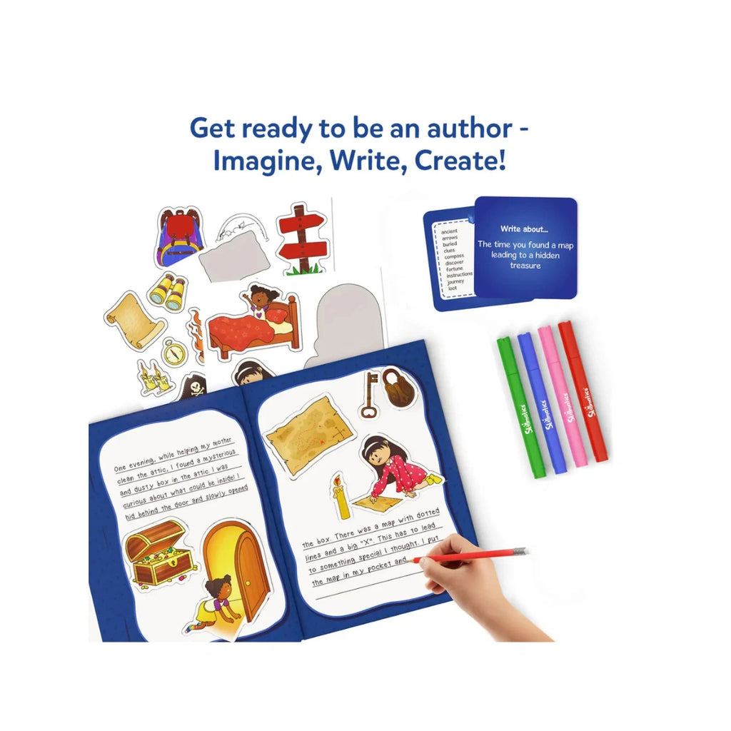 My Storybook Art Kit ,All My Adventures ,DIY Writing & Craft Kit with Storybooks,Stickers & Markers ( 5+years)