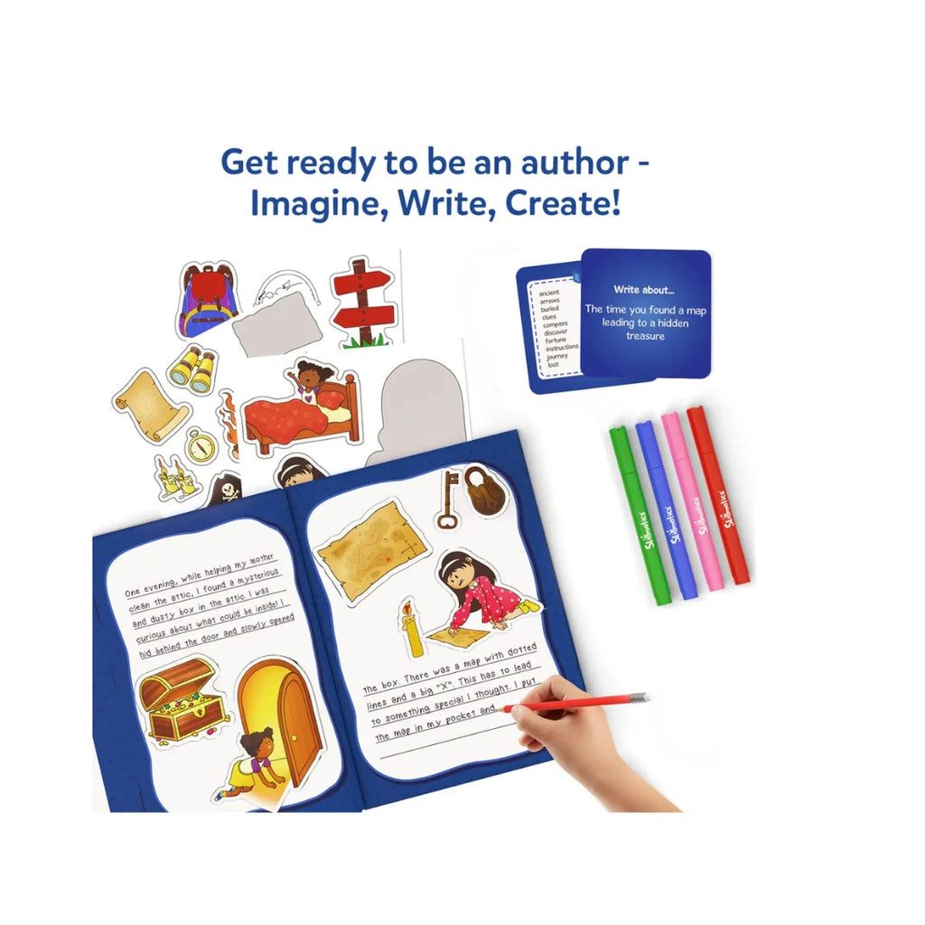 My Storybook Art Kit ,All My Adventures ,DIY Writing & Craft Kit with Storybooks,Stickers & Markers ( 5+years)