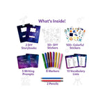 My Storybook Art Kit ,Space Explorers ,DIY Creative Writing & Craft Kit with Storybooks,Stickers & Markers ( 5+ years)