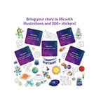 My Storybook Art Kit ,Space Explorers ,DIY Creative Writing & Craft Kit with Storybooks,Stickers & Markers ( 5+ years)