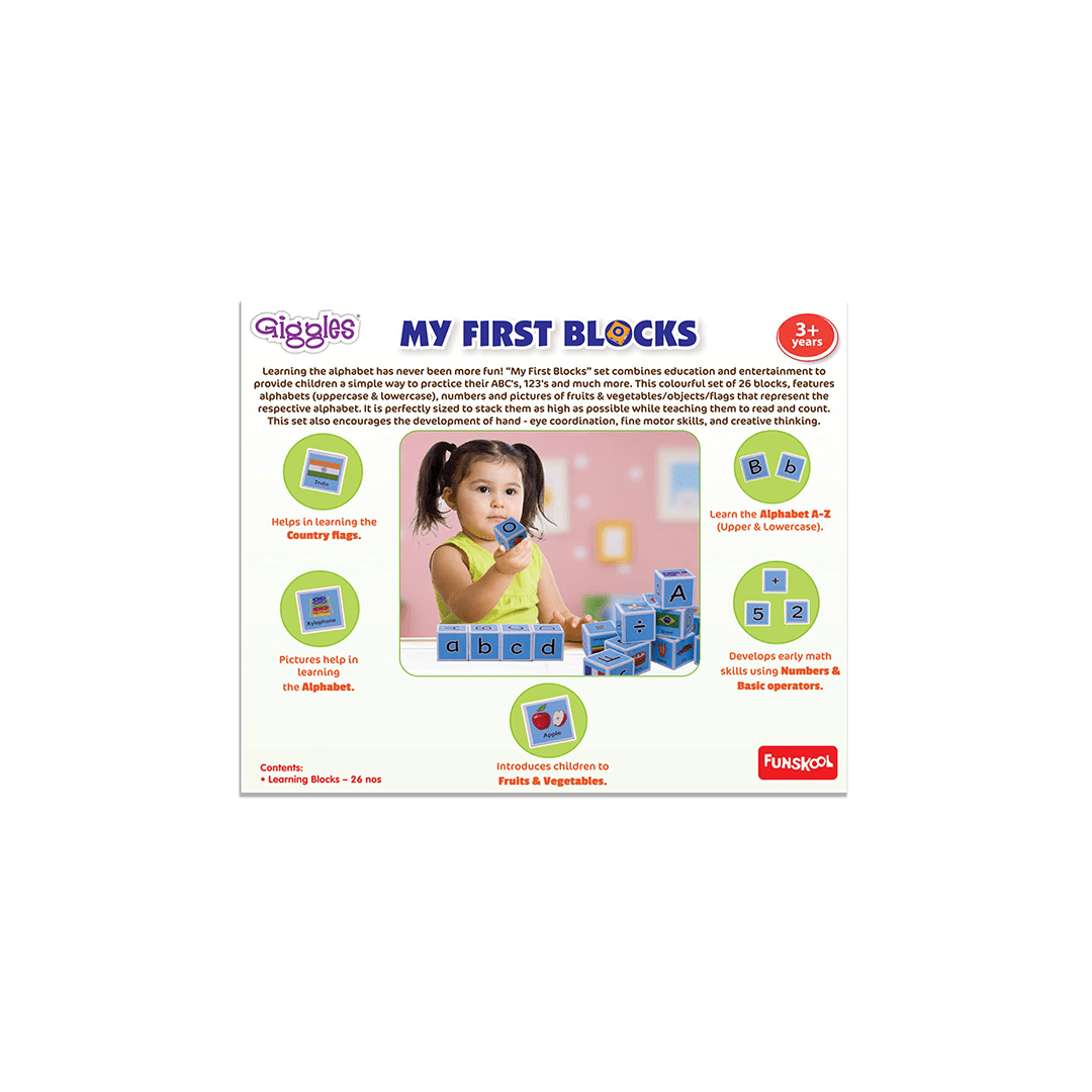Funskool Toys Funskool Giggles My first blocks (3 Years+)