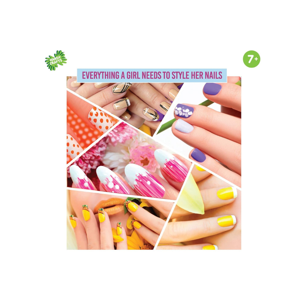 creative DIY nail art studio kit designed for kids