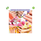creative DIY nail art studio kit designed for kids