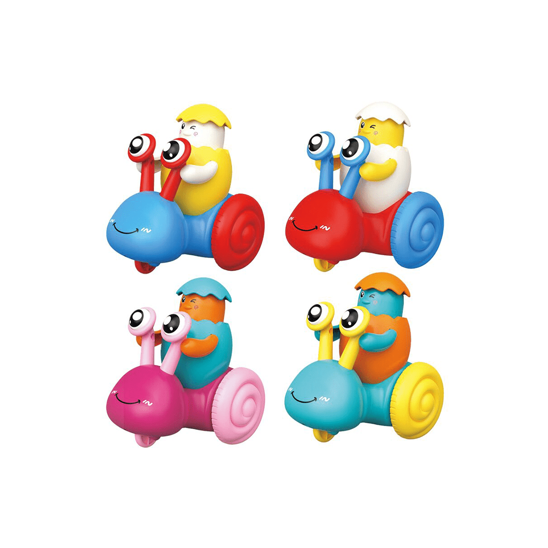 Baan Toys Toys Baan Toys Naughty Snail - Press & Go Toy -  Multicolor (1 Years+)