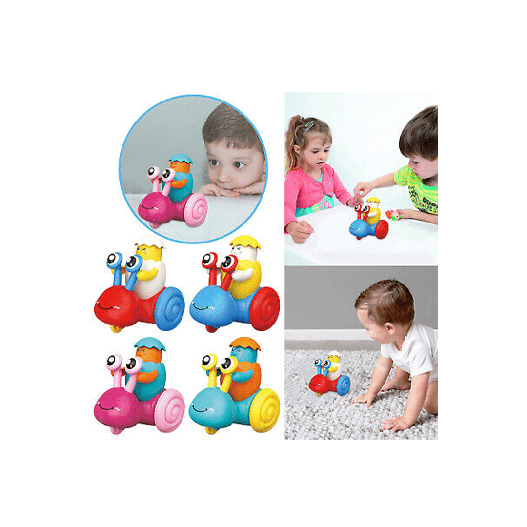 Baan Toys Toys Baan Toys Naughty Snail - Press & Go Toy -  Multicolor (1 Years+)