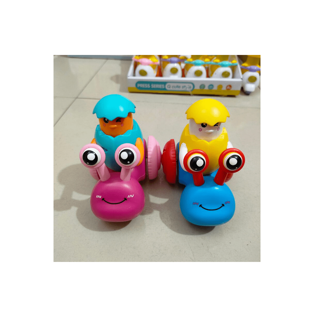 Baan Toys Toys Baan Toys Naughty Snail - Press & Go Toy -  Multicolor (1 Years+)