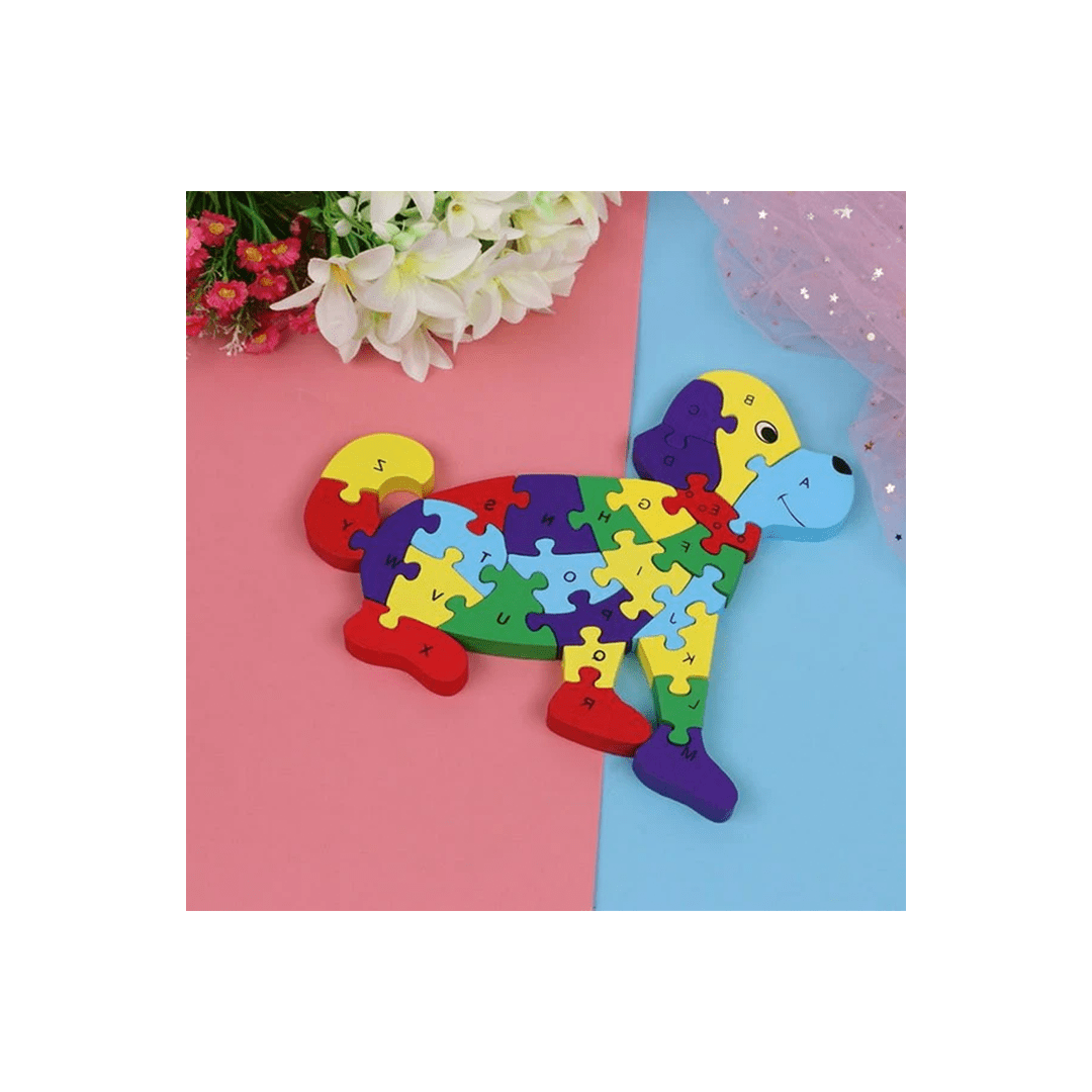 Extrokids Toys Extrokids Wooden Alphabet And Number Chucky Jigsaw Puzzle (3 Years+)