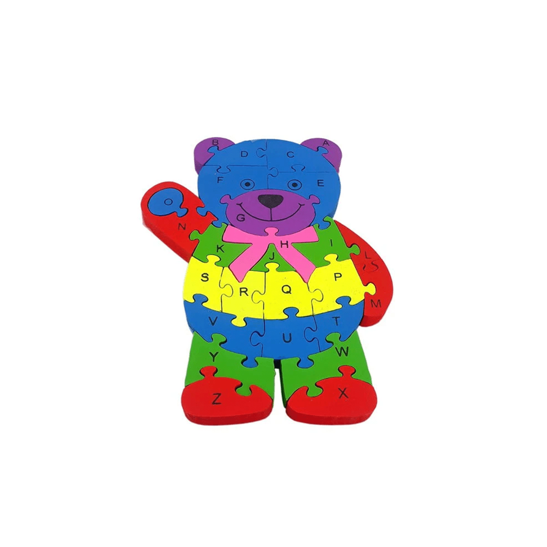 Extrokids Toys Extrokids Wooden Alphabet And Number Chucky Jigsaw Puzzle (3 Years+)