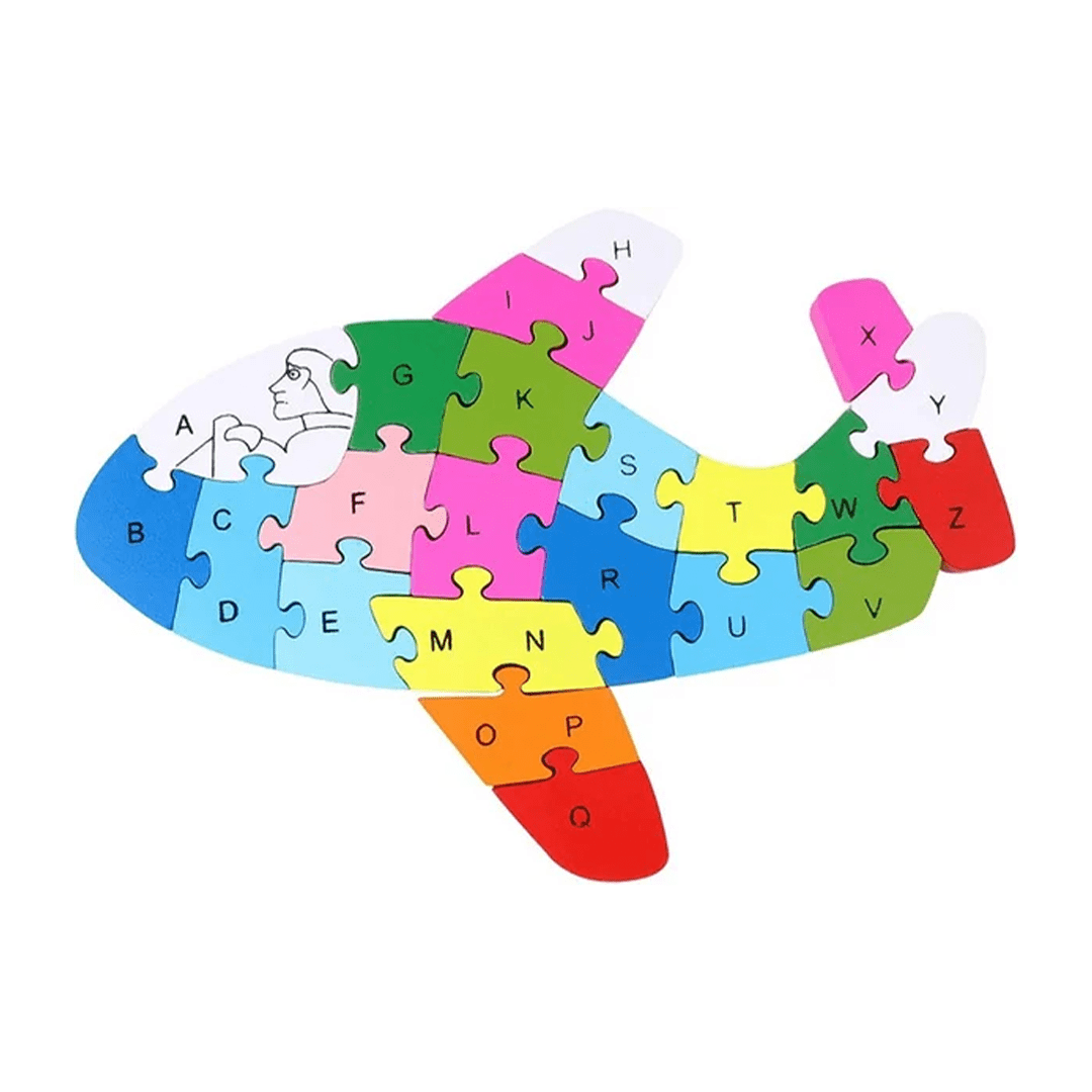 Extrokids Toys Extrokids Wooden Alphabet And Number Chucky Jigsaw Puzzle (3 Years+)