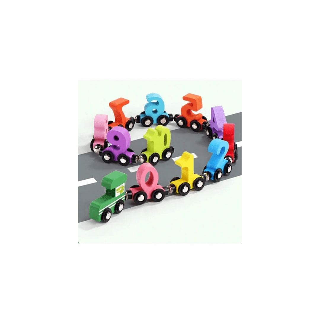 Extrokids Toys Extrokids Wooden Number Magnetic Train (3 Years+)