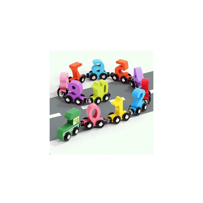 Extrokids Toys Extrokids Wooden Number Magnetic Train (3 Years+)