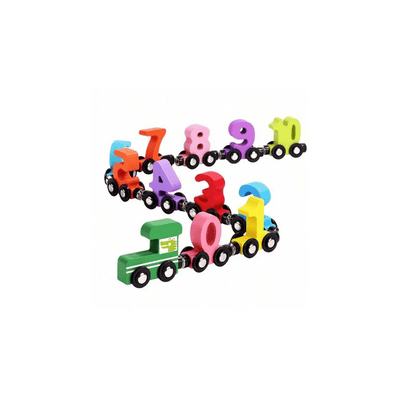 Extrokids Toys Extrokids Wooden Number Magnetic Train (3 Years+)