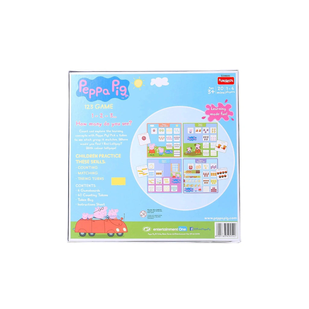 Fun Peppa Pig themed educational game for preschool number learning