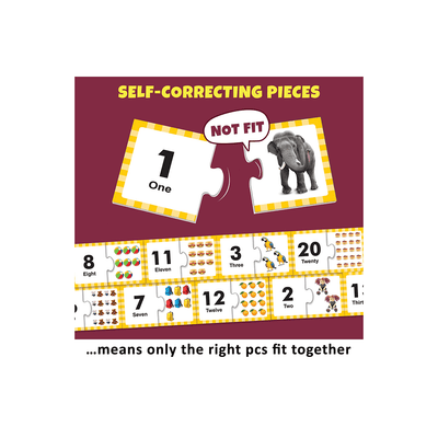 Little Berry Toys Little Berry Numbers Early Learning Puzzle for Kids (3-7 Years)