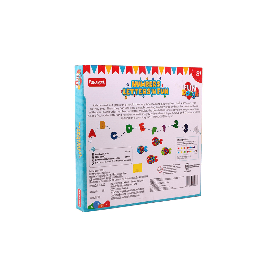 Funskool Craft Kit Funskool Fun Dough Numbers Letters ‘N Fun (3 Years+)