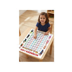 Children’s numbers chart from 1 to 100 with colorful design.