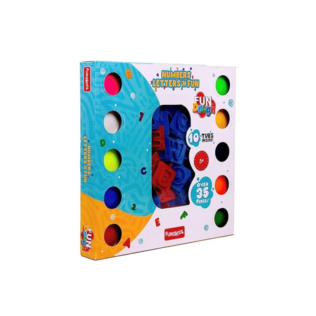 Numbers letters dough set