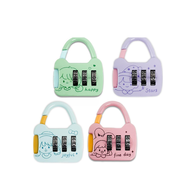 Numerical Lock - 3 Digit Combination Padlock  For Kids