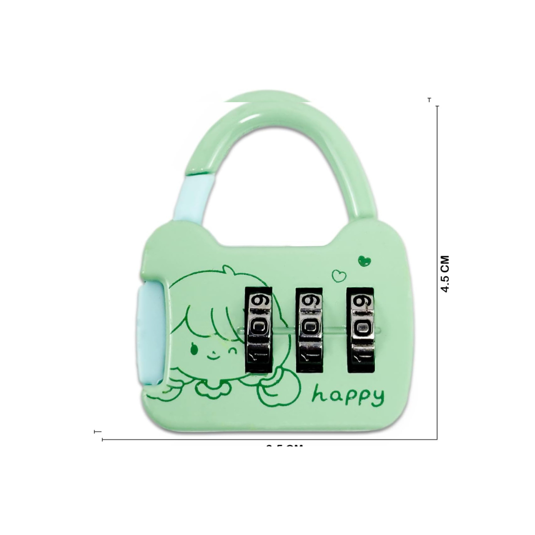 Numerical Lock - 3 Digit Combination Padlock For Kids