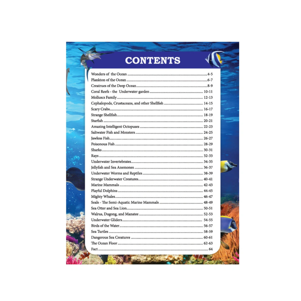 Ocean world encyclopedia for children