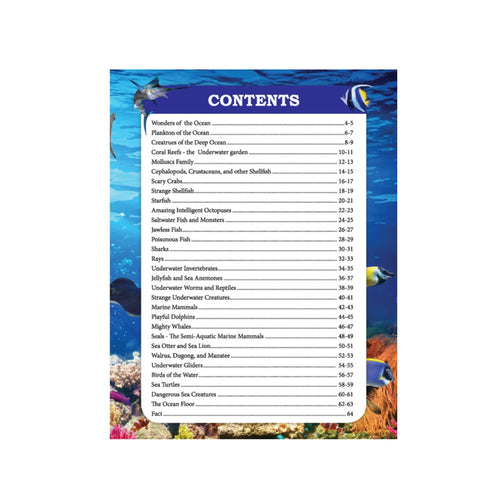 Ocean world encyclopedia for children