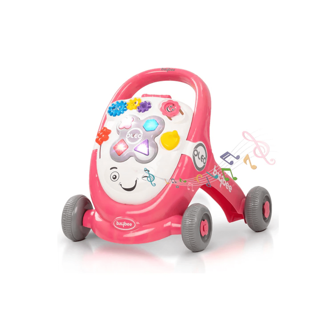 Baybee Toys Baybee Oleo Baby Walker for Kids, Baby Activity Walker With Music, LED Light, Rotating Gears & Easy Grip Push Handle (1-2 Years)