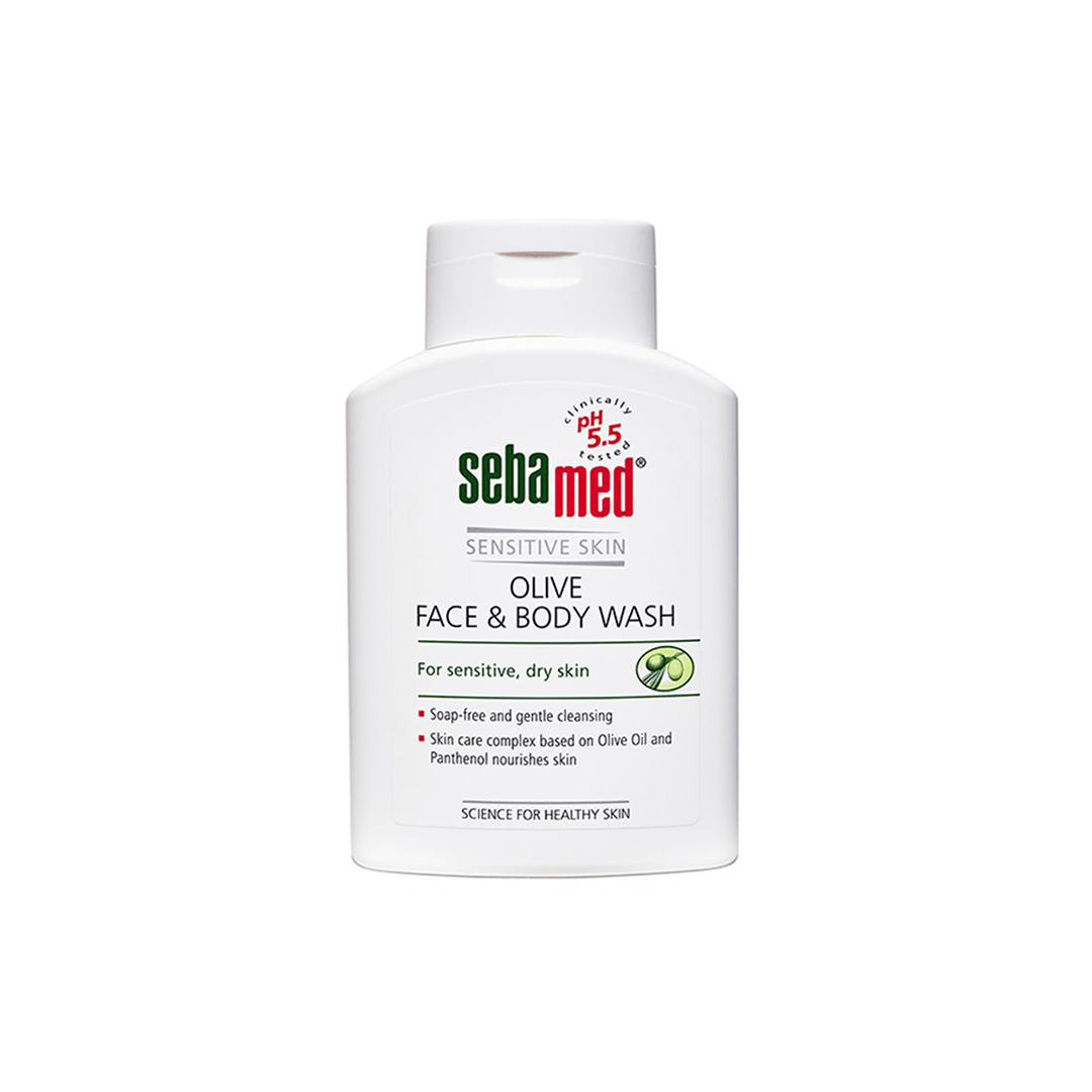 Sebamed Personal Care Sebamed Olive Face & Body Wash, Extra Mild For Sensitive, Dry Skin, Ph5.5 200ml