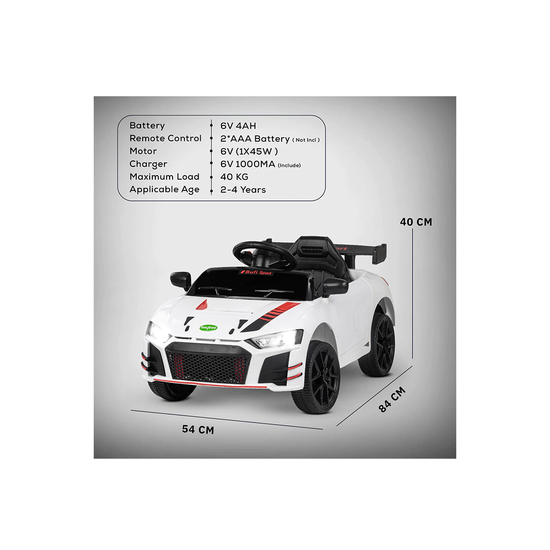 Baybee Ride-ons Baybee Bufi Kids Battery Operated Car for Kids, Ride on Kids (1-6 Years)
