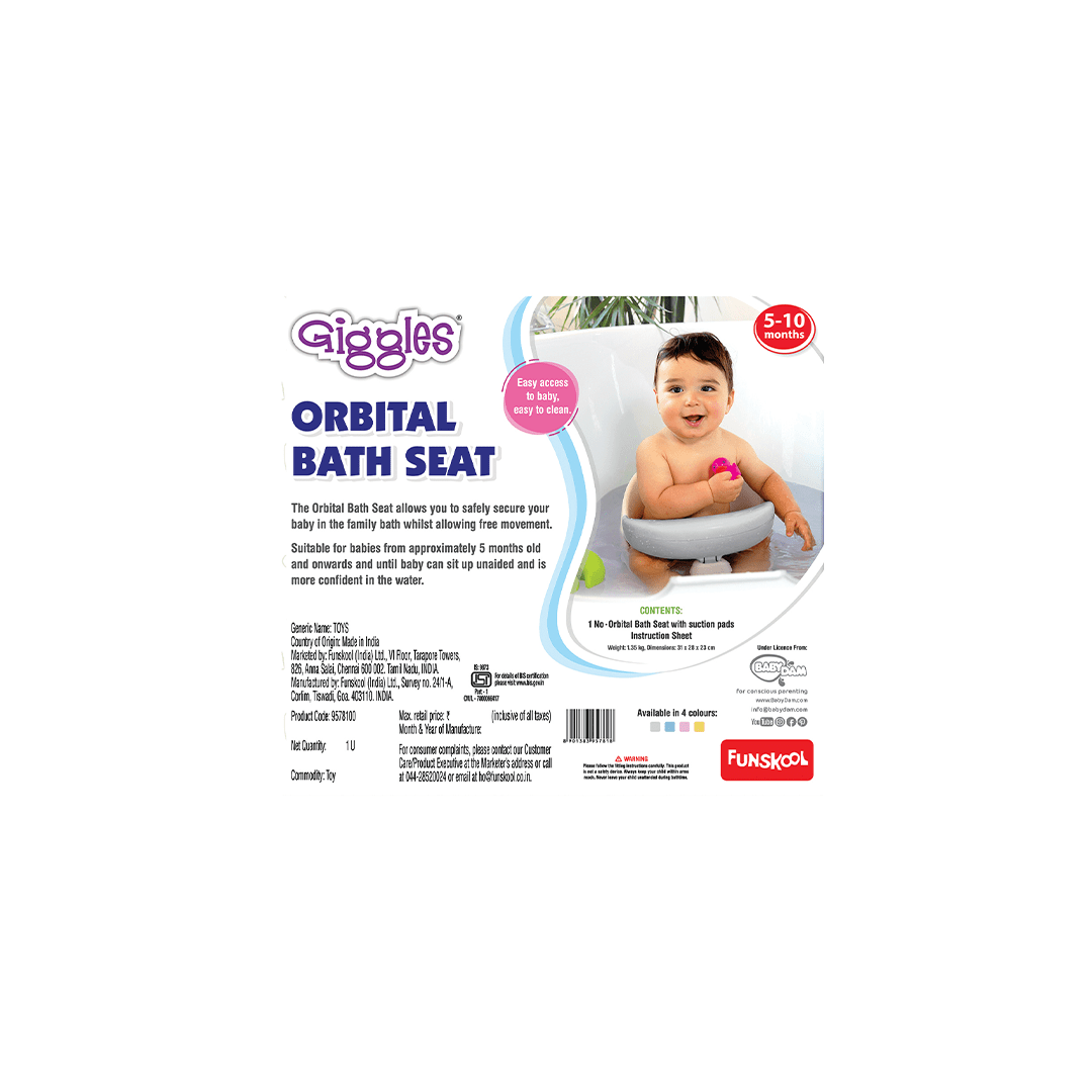 Funskool Baby Care Funskool Giggles Orbital Bath Seat (5-10 Months)