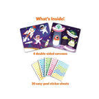No-Mess Creative Space-Themed Sticker Activity Set with Colorful Art Fun for Kids