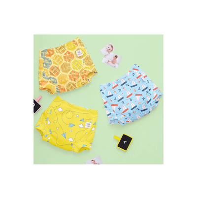 SuperBottoms Baby Care Explore Padded / SIZE 0 (9M-12M) SuperBottom Padded underwear Starters Pack of 4