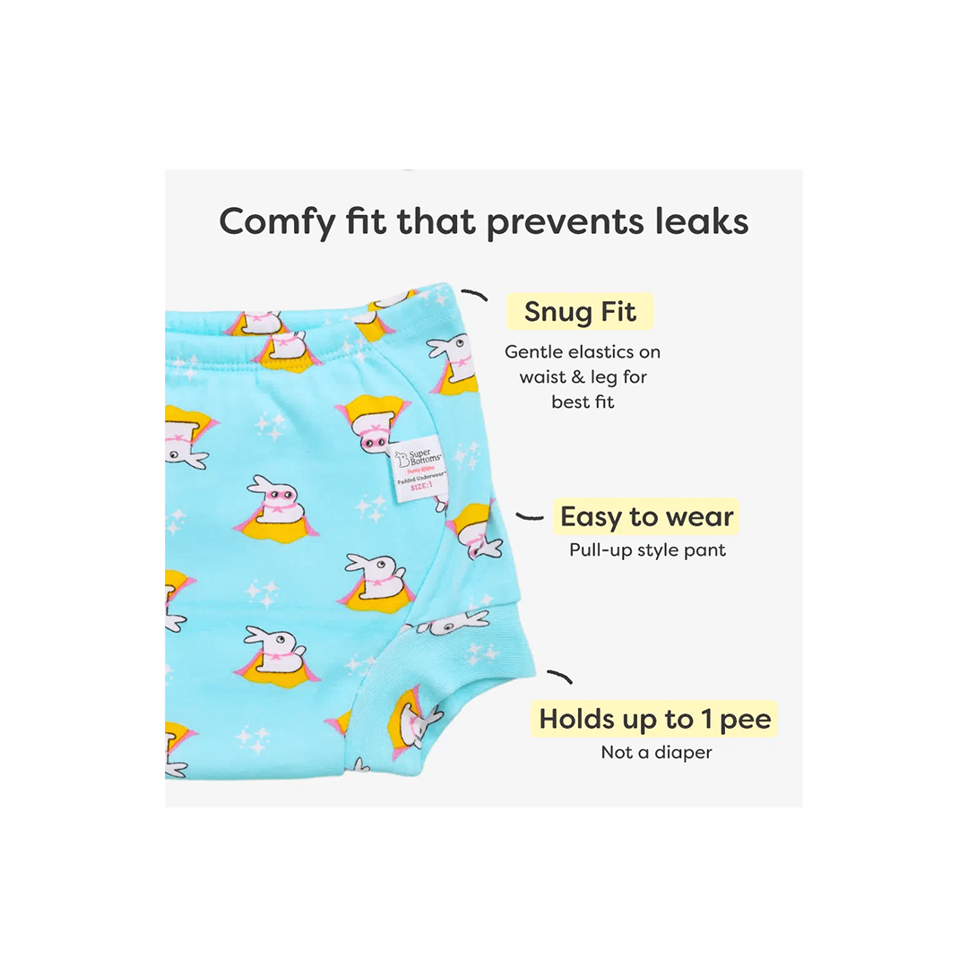 SuperBottoms Baby Care SuperBottom Padded underwear Starters Pack of 4